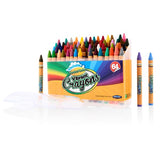World of Colour Box of 64 Crayons with Sharpener