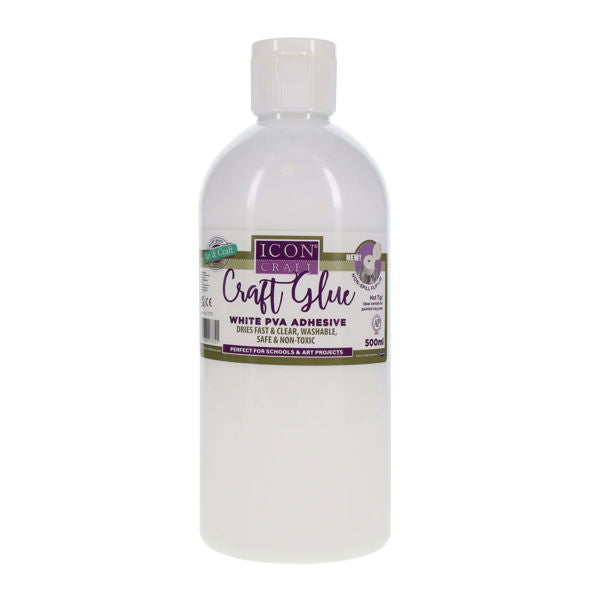 Icon Craft 500ml Craft PVA Glue.