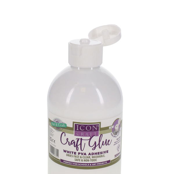 Icon Craft 500ml Craft PVA Glue.
