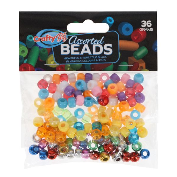 Crafty Bitz Bag 36g Plastic Beads