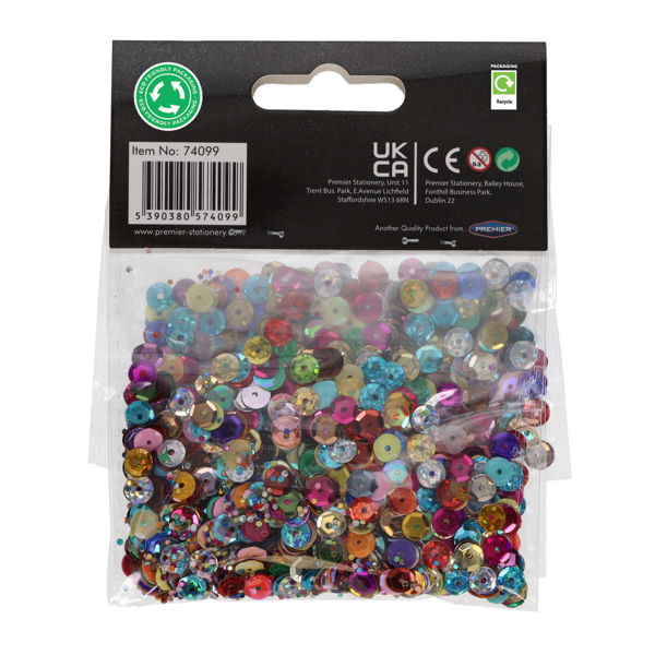 Crafty Bitz Assorted Sequins 30g
