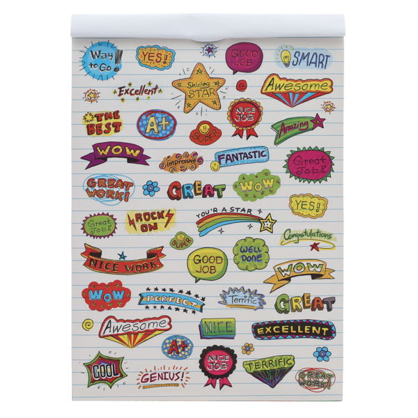 Clever Kidz 2500+ Deluxe Reward Sticker Pad (12 Sheet)