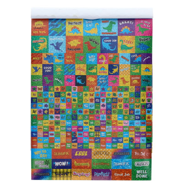 Clever Kidz 2500+ Deluxe Reward Sticker Pad (12 Sheet)