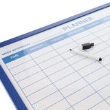 Concept Magnetic Dry Wipe Weekly Planner Whiteboard - 45x60cm
