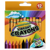 World of Colour Box 12 Washable Crayons