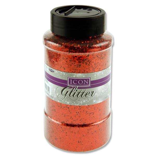 Icon Craft 450g Glitter - Red