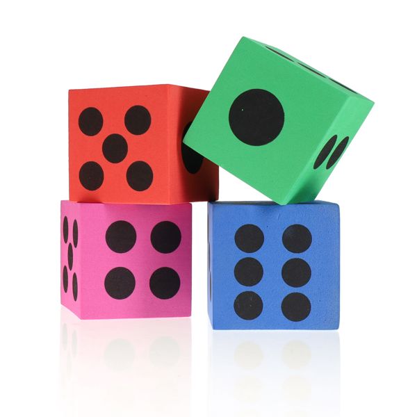Learn And Play Giant Dice - Assortment (2 Pack)