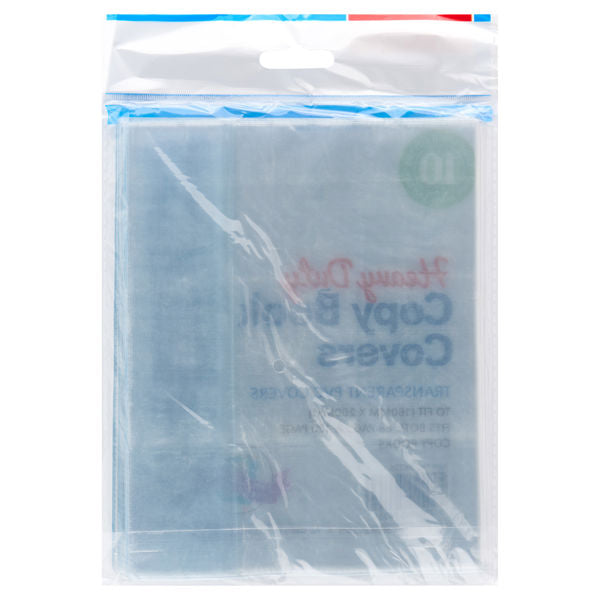 Student Solutions PVC Heavy Duty Copy Book Covers (10 Pack)