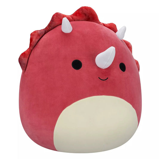 Squishmallows 20 Inch - Tristan the Red Triceratops