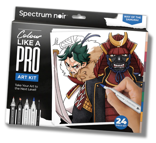 Spectrum Noir Pro Colour Art Kit -Way of the Samurai