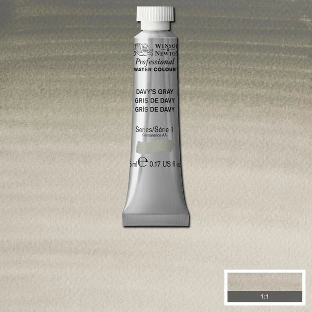 Winsor & Newton Professional Watercolour Series 1 5ml - Davys Gray