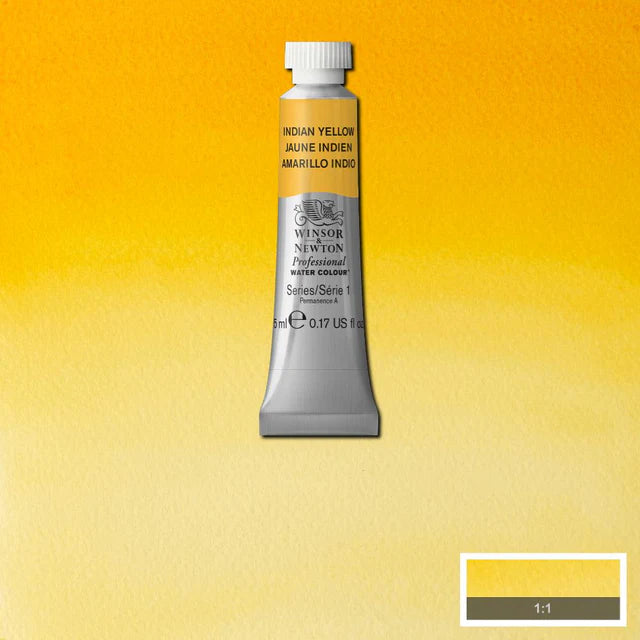 Winsor & Newton Professional Watercolour Series 1 5ml - Indian Yellow