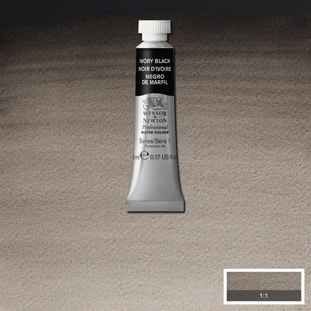 Winsor & Newton Professional Watercolour Series 1 5ml - Ivory Black