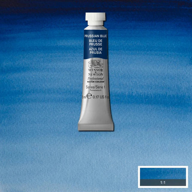Winsor & Newton Professional Watercolour Series 1 5ml - Prussian Blue