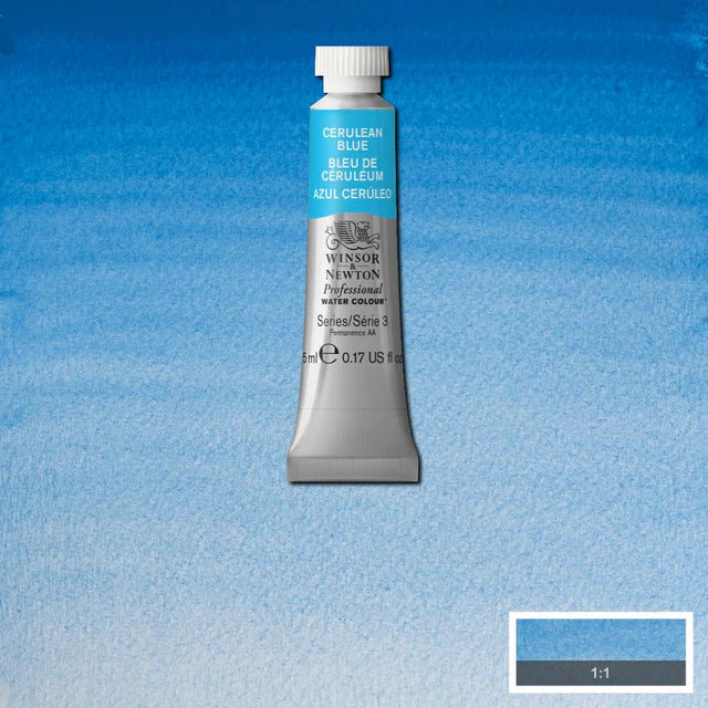 Winsor & Newton Professional Watercolour Series 3 5ml - Cerulean Blue