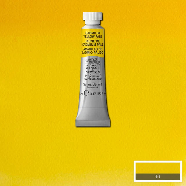 Winsor & Newton Professional Watercolour Series 4 5ml - Cadmium Yellow Pale