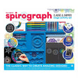 The original Spirograph Classic & Shimmer Mega Activity Set box cover, featuring a white background with a colorful collage of included tools such as drawing wheels, markers, and templates, plus circular callouts for Draw, Craft, and Display.