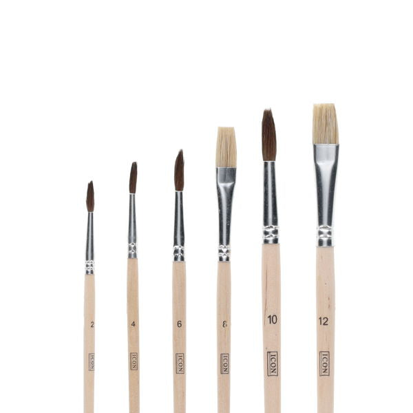 Icon Craft Paint Brushes (6 Pack)
