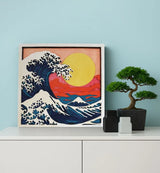 Splat Planet Wood Art Kit - Great Wave