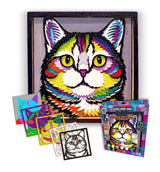 Splat Planet Wood Art Kit - Cat