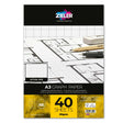 Zieler Graph Paper Pad A3 80gsm (40 Sheets)