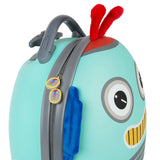 Boppi Tiny Trekker Kids Luggage Travel Suitcase Carry On Robot