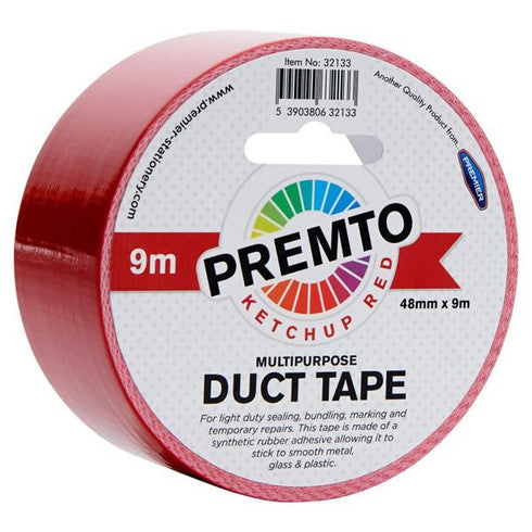 Premto Duct Tape 48mmx9m - Ketchup Red