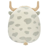 Squishmallow 7.5 Inch Borsa Grey Spotted Highland Cow