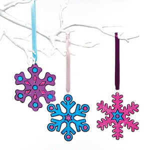 Snowflake Suncatcher Hanging Decorations (Pack of