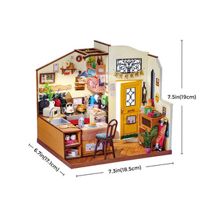 Rolife Cozy Kitchen DIY Miniature House Kit