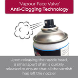 Zieler Premium Low Odour Protective Varnish Spray – Clear Gloss (400ml)