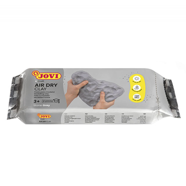 Jovi Air Dry Clay Bar - 250g Grey