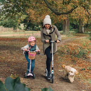 Microscooter Classic Large Wheels: White