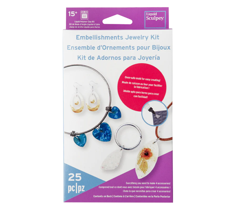 Liquid Sculpey Embellishments Jewellery Kit