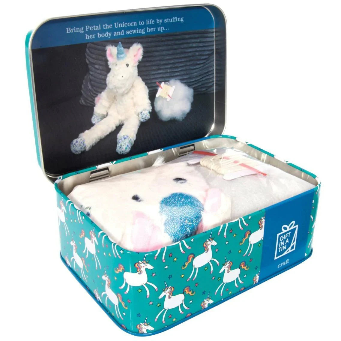 Gift in a Tin - Sewing Kit: Petal the Unicorn