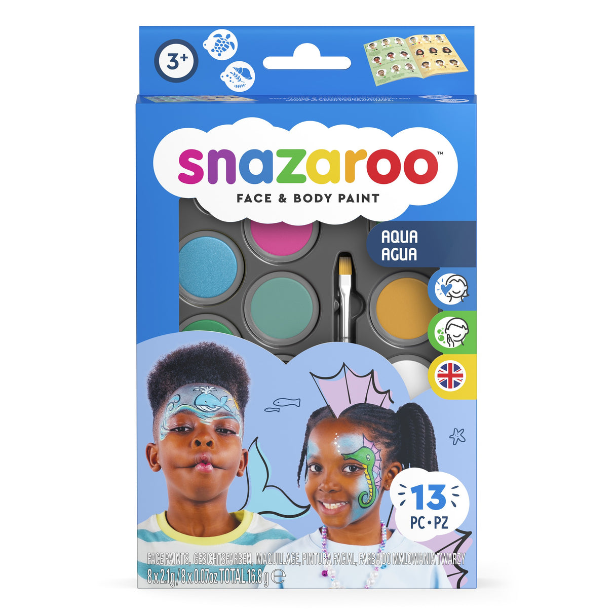 Snazaroo Aqua Face Paint Kit