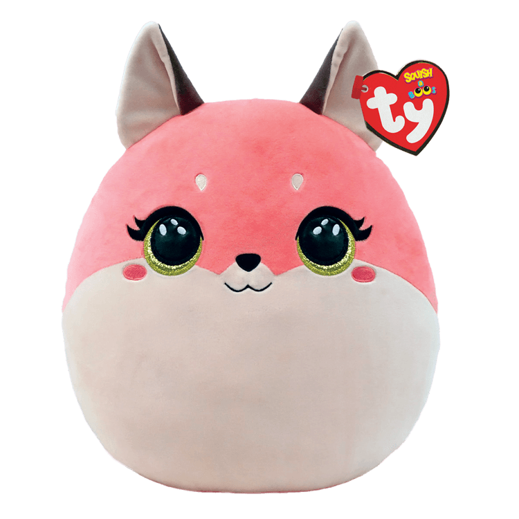 Squish-a-Boo 14 Inch - Roxie the Pink Fox