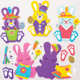 Easter Bunny Mix & Match Decoration Kits (8 of Pack)