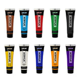 Zieler Easel and Acrylic Paint Gift Set - Paints, Brushes and A3 Pad