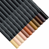 Faber-Castell Black Edition Colour Pencils - Skin Tones (12 Pack)