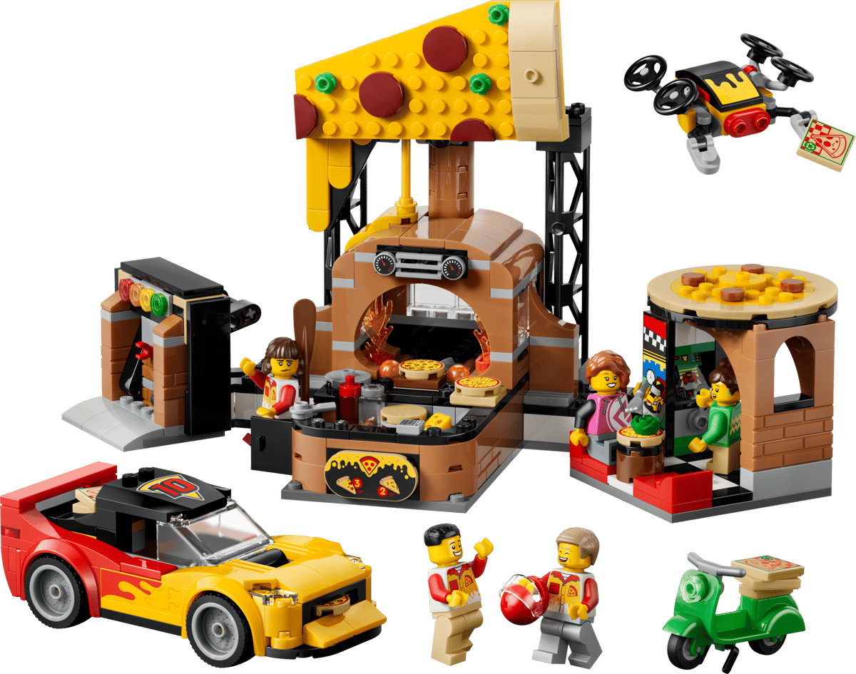 LEGO City - Pizza Delivery Experience with Vehicles