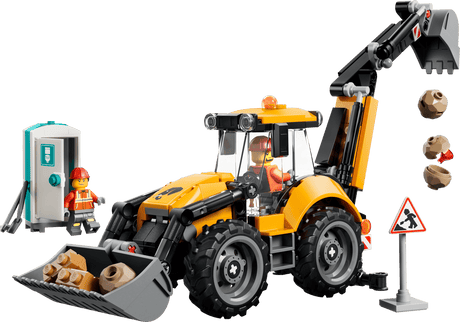 LEGO City - Yellow Backhoe Loader