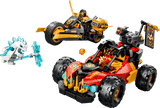 Toy vehicles and figures on a transparent background