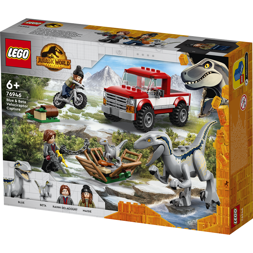 Lego Blue and Beta Velociraptor Capture