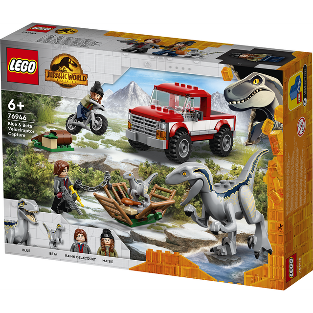 Lego Blue and Beta Velociraptor Capture