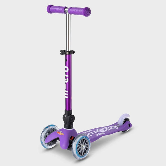 Mini Micro Scooter Foldable Deluxe: Purple