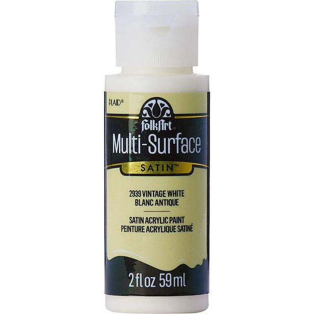 FolkArt Multi-Surface Acrylic 59ml - Vintage White