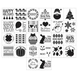 FolkArt Value Stencil Pack Holiday 26 Piece 12 inch