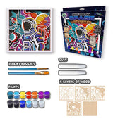 Splat Planet Wood Art Kit - Space