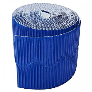 Bordette Scalloped - Royal Blue 57mm x 15m